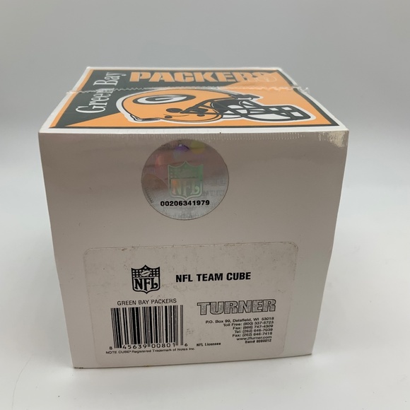 NFL Turner Green Bay Packers Team Cube Note Pad Writing Paper Cube Sealed - Picture 7 of 11